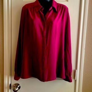 2 East Fifth Silky Blouse’s in a Size Large.